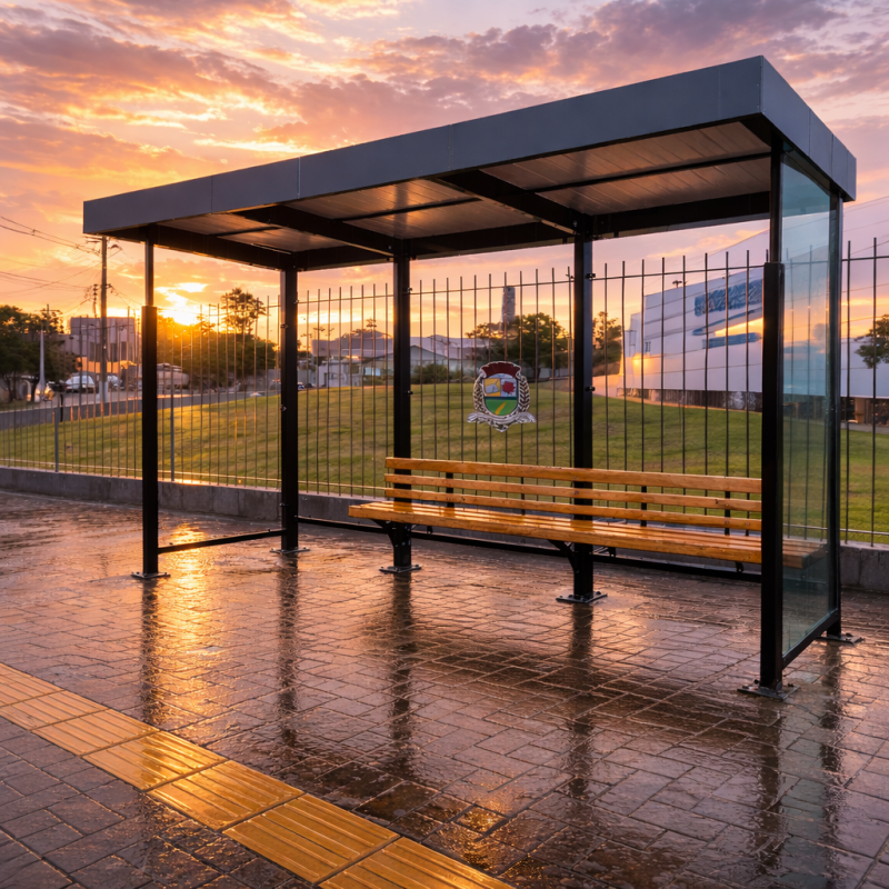 ABRIGO PALMEIRA SEIS LUGARES